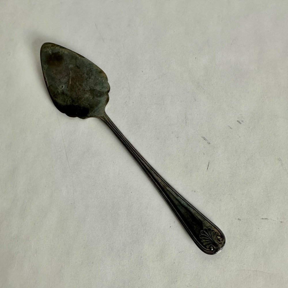 Sheffield England EPNS Cake Server Queens Pattern Serving Utensil Used